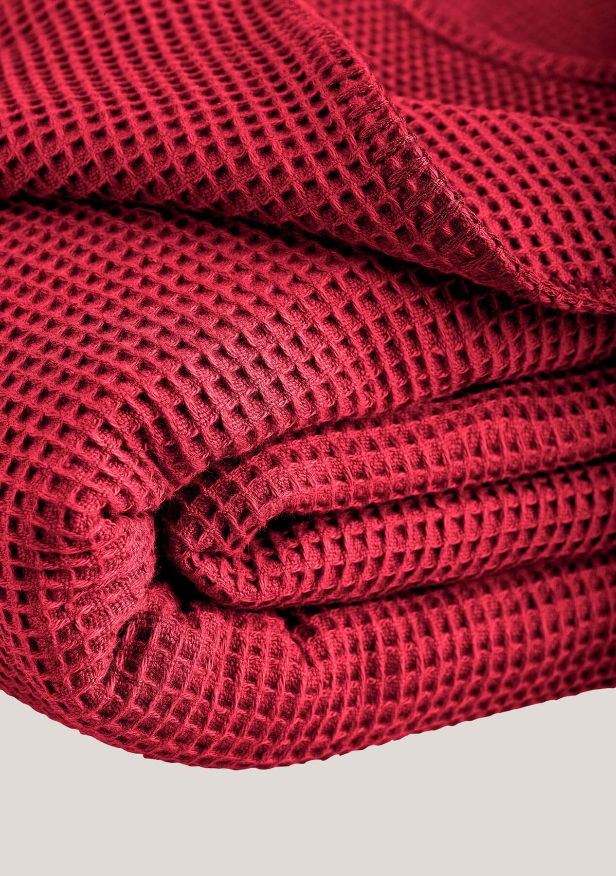 and cozy Wäschefabrik Fluffy – pique Kneer blanket: e. Our soft