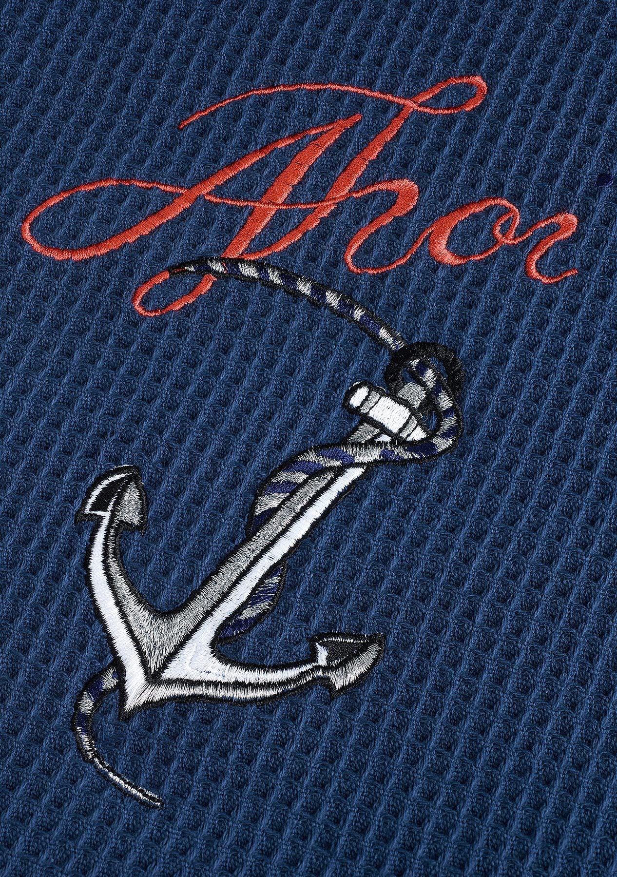 La Diva AHOI pique blanket embroidered