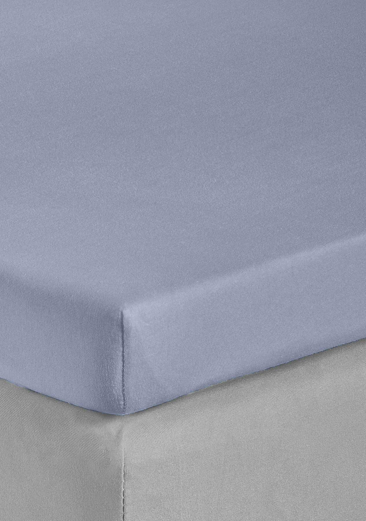 Vario-Stretch fitted sheet for topper with extra length S