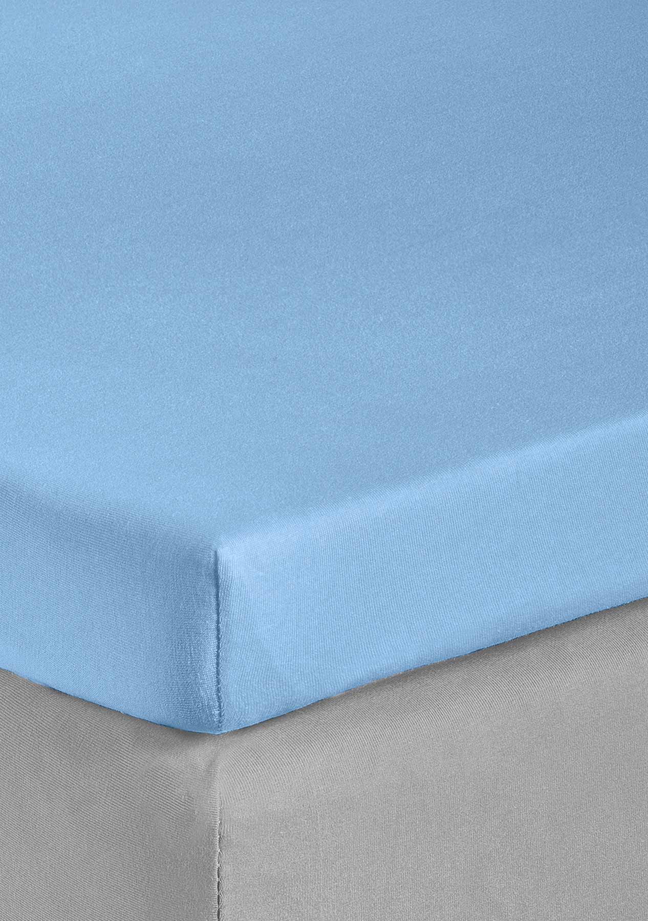 Vario-Stretch fitted sheet for topper with extra length S