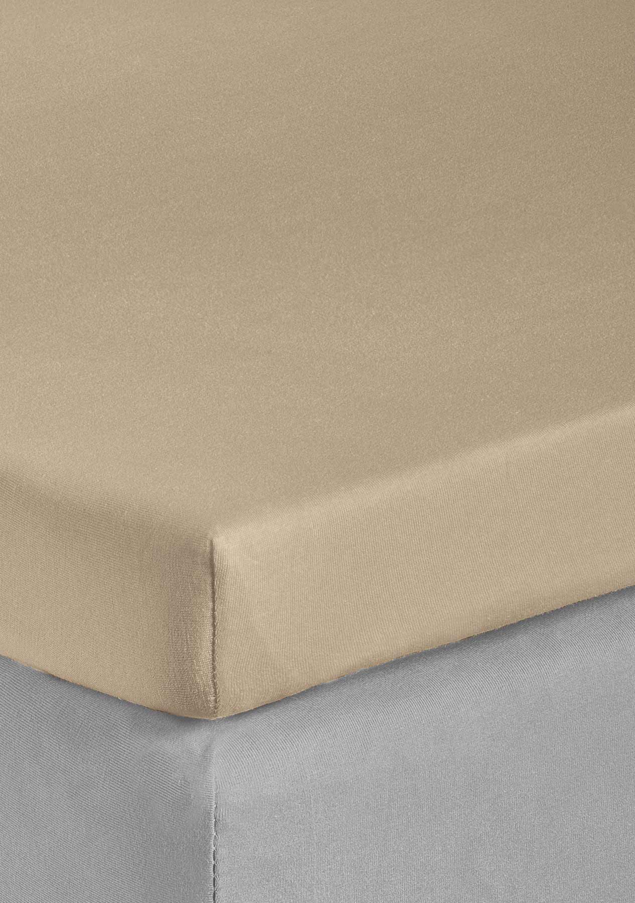 Vario-Stretch fitted sheet for topper with extra length S